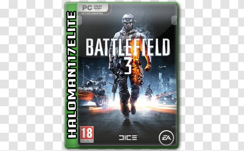 Battlefield 3 1 Video Games Electronic Arts First-person Shooter - Game Transparent PNG