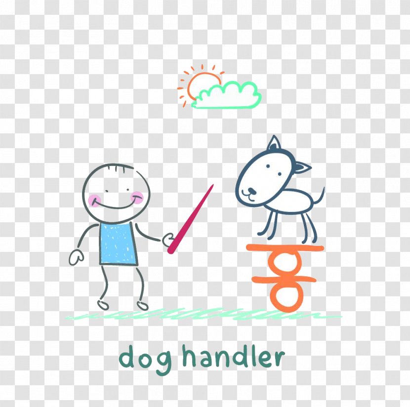 Golden Retriever Puppy Dog Training Clip Art - Silhouette - Taming A Puppy; Juggling Transparent PNG