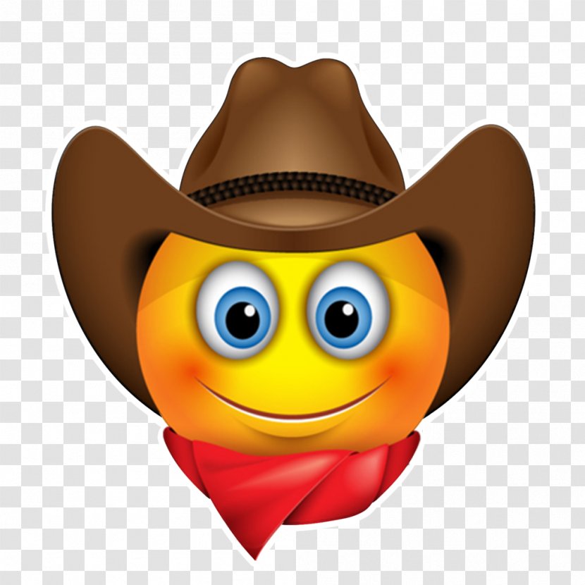 Emoji Smiley Emoticon Cowboy - Sunglasses Transparent PNG