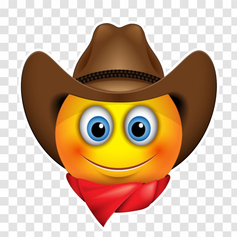 cowboy hat emoji pillow