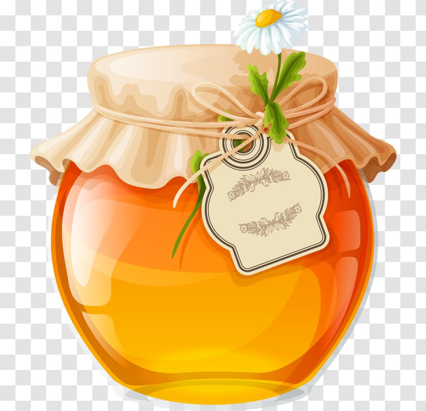 Fruit Preserves Jar Royalty-free Illustration - Royaltyfree - Orange Honey Transparent PNG
