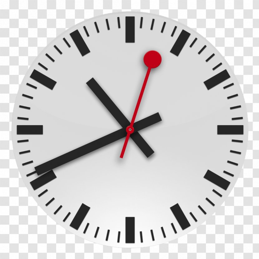 Apple IPad Swiss Railway Clock Android - Iphone - Image Transparent PNG