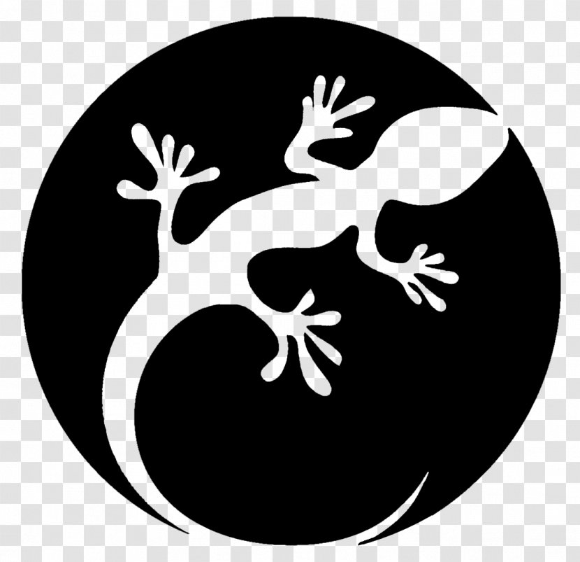 Circle Silhouette - Blackandwhite - Reptile Transparent PNG