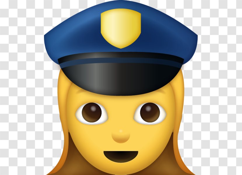 Police Emoji - Headgear Smile Transparent PNG