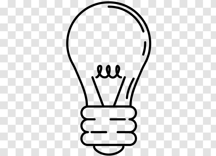 Incandescent Light Bulb Coloring Book Page Christmas Lights - Face Transparent PNG