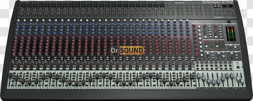 Audio Mixers Behringer Eurodesk SX3282 BEHRINGER SX2442FX Sound - Frame - Mixer Transparent PNG