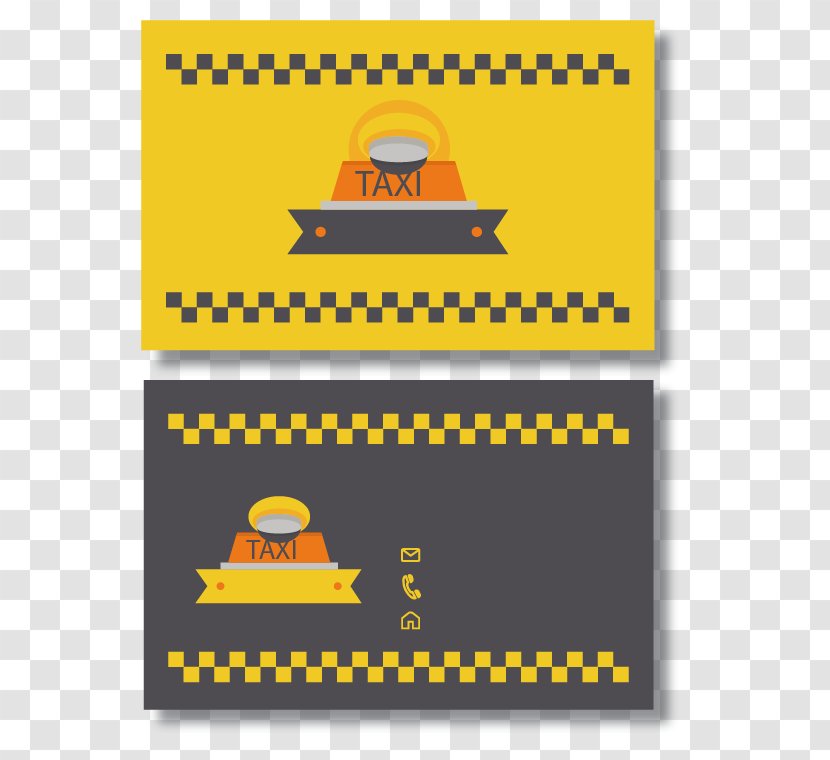 Taxi Checker Motors Corporation Business Card Visiting - Corporate Identity Transparent PNG