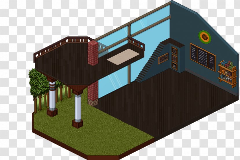 Habbo Clip Art Hotel Architecture - Real Estate - Background Transparent PNG