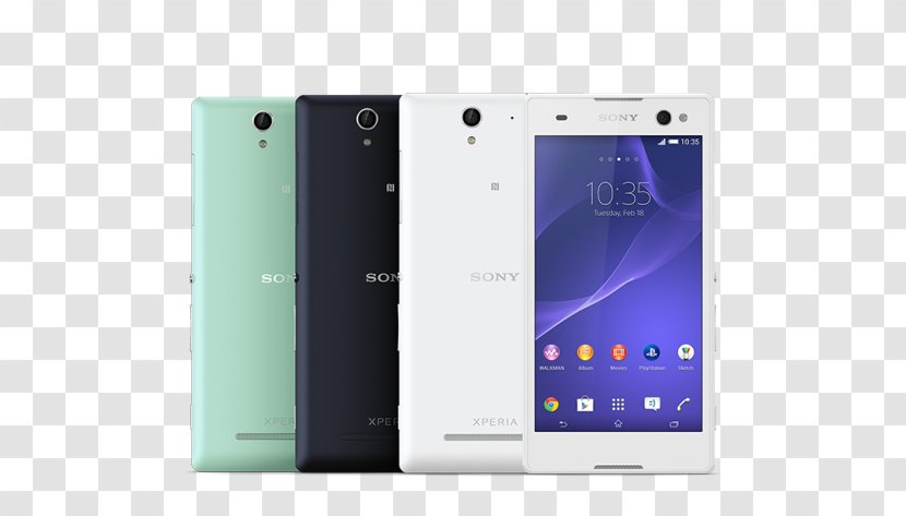 Sony Xperia C3 S Mobile Smartphone Selfie Transparent PNG