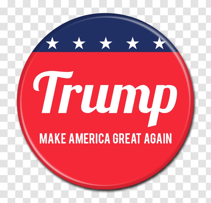 United States US Presidential Election 2016 Campaign Button Donald Trump Campaign, Political - Sticker Transparent PNG