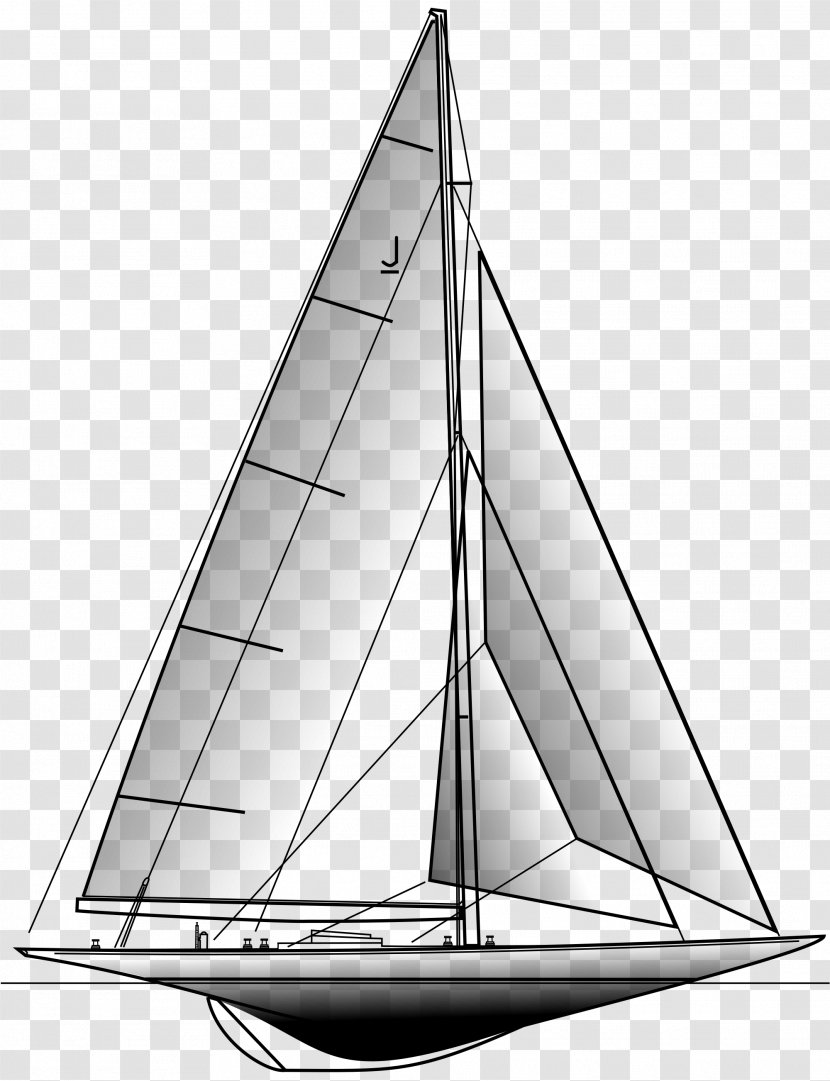 America's Cup J-class Yacht Universal Rule Sailing - Keelboat - Ships And Transparent PNG
