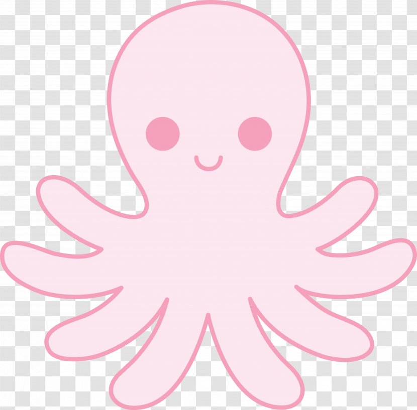 Blue-ringed Octopus Cuteness Clip Art - Heart - Cute Kawaii Cliparts Transparent PNG