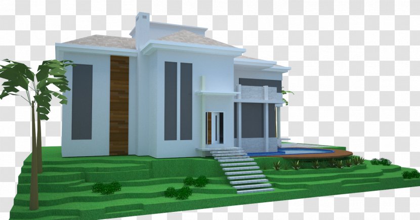 House Facade Architecture Window Stairs - Cottage Transparent PNG