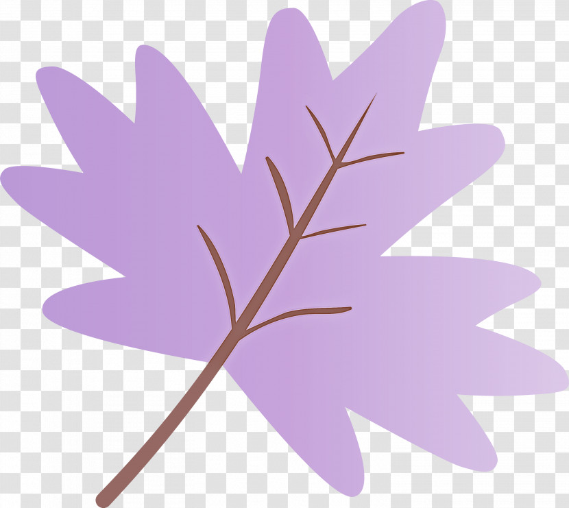 Leaf Purple Violet Plant Pink Transparent PNG