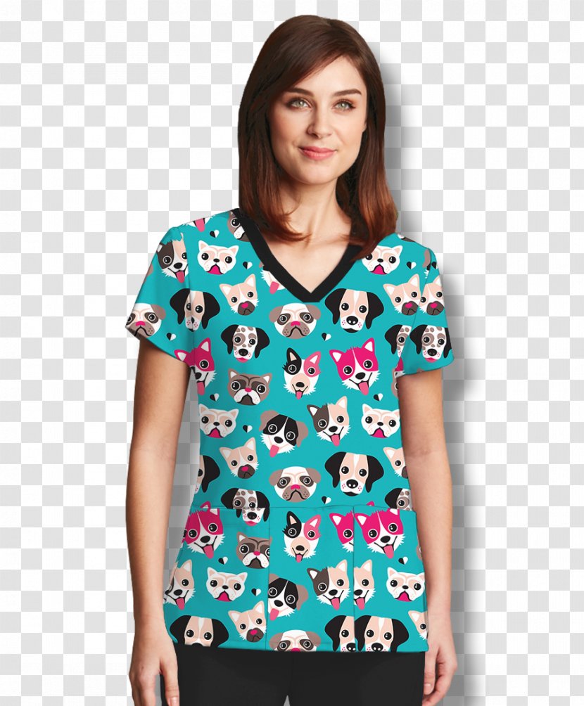 Grey's Anatomy T-shirt Scrubs Sleeve Clothing - Skull - Nurse Uniform Transparent PNG
