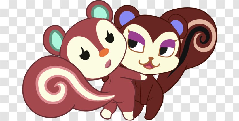 Nintendo Animal Crossing Series Squirrel Video Games Fan Art Mammal - Digital - Furry Drawing Fictional Character Transparent PNG