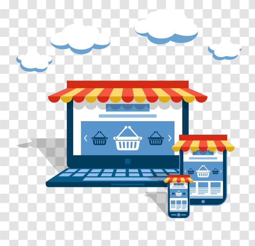 Online Shopping E-commerce Retail And Offline - Sales - Web Design Transparent PNG