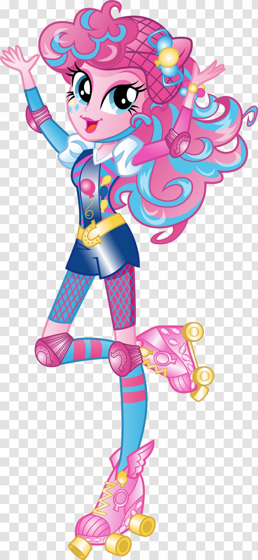 Pinkie Pie Rarity Rainbow Dash My Little Pony: Equestria Girls - Roller Skater Transparent PNG