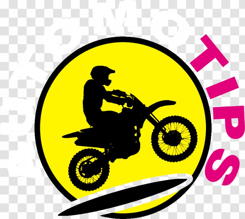 Motorcycle Bicycle Tires Motocross Wheelie - Racing - Dirt Bike Silhouette Transparent PNG