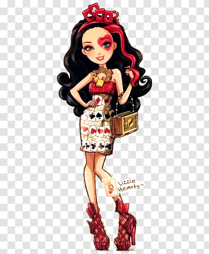 Queen Of Hearts Ever After High Cheshire Cat Wikia - Mythical Creature - Lizzie Transparent PNG