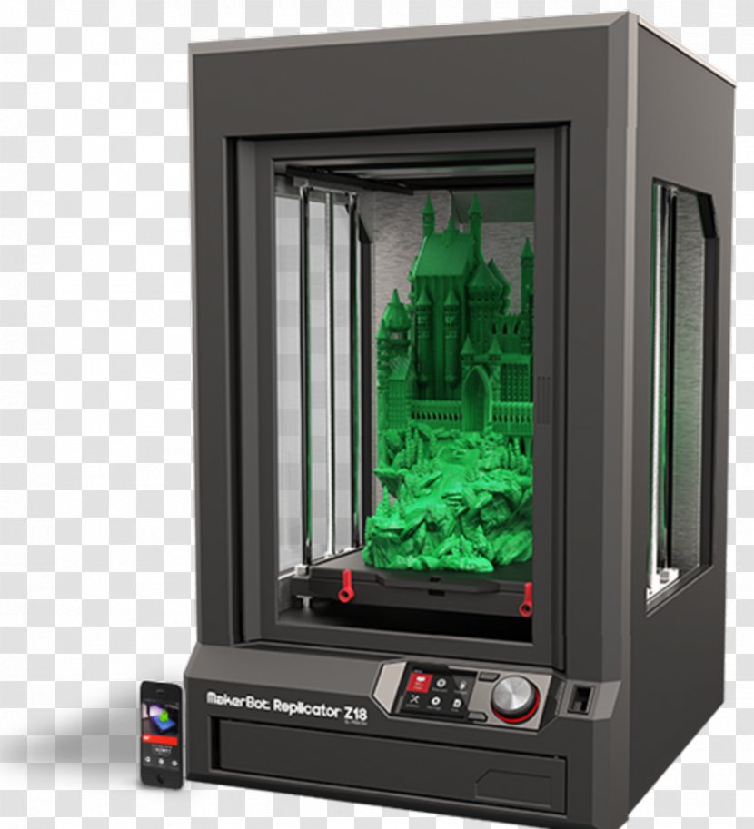 MakerBot Replicator Z18 3D Printing Printer - Electronics Transparent PNG