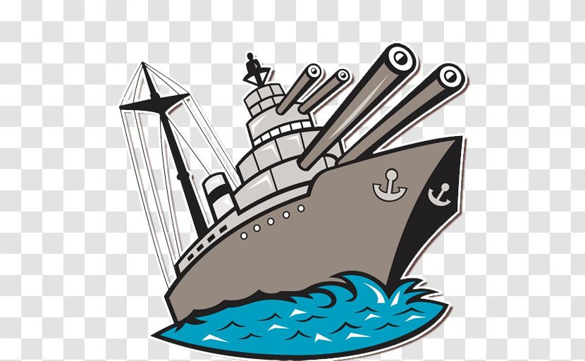 Clip Art Vector Graphics Illustration Silhouette Digital - Battleship Game Logo Monopoly Ship Transparent PNG