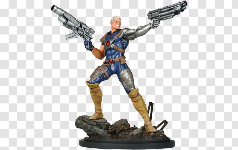 Cable Statue Juggernaut X-Men Sculpture - Weapon - Marvel Transparent PNG