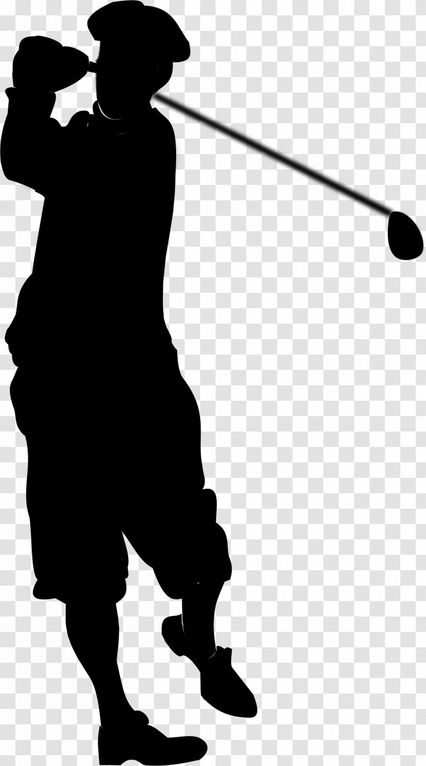 Male Baseball Line Clip Art Angle - Golfer Transparent PNG