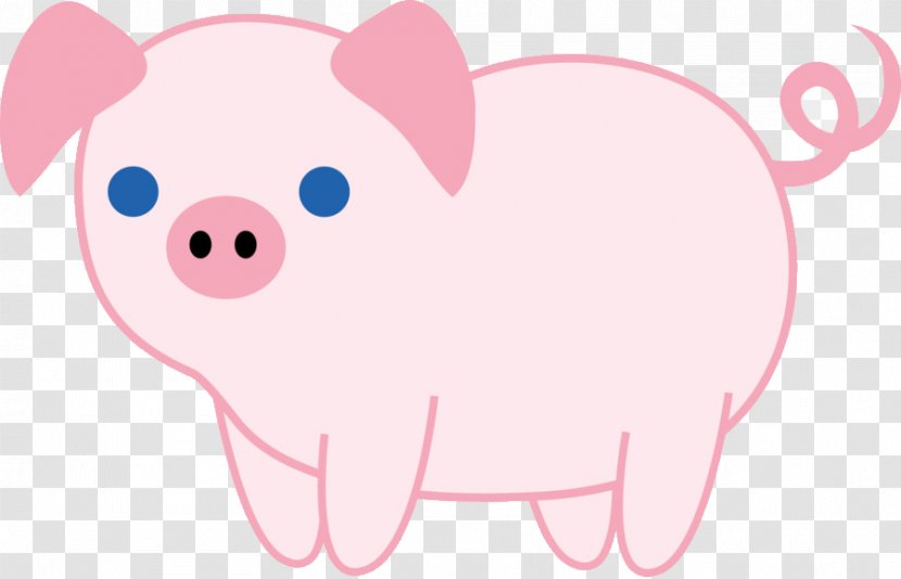 Pig Cartoon - Piglet - Sticker Animal Figure Transparent PNG
