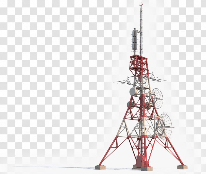 Telecommunications Tower Cell Site 3D Modeling - 3d - Managepay Systems Berhad Transparent PNG