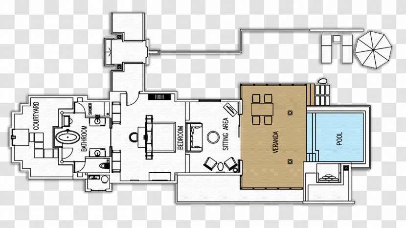 Ayada Maldives Hotel Villa Lagoon Island Floor Plan - Travel Transparent PNG