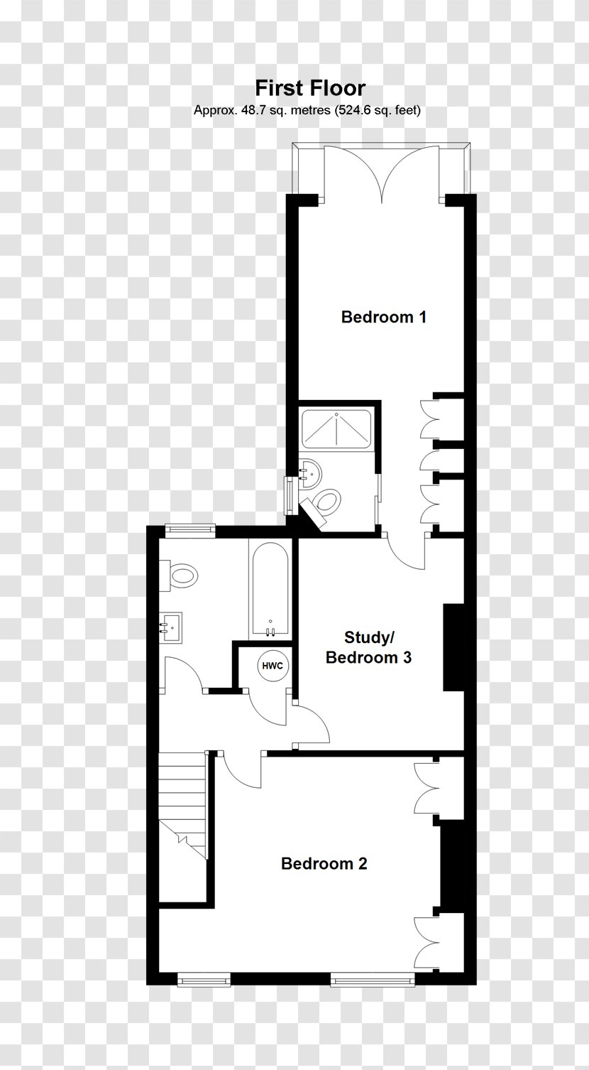 Floor Plan House Terenure Square Meter - Text Transparent PNG