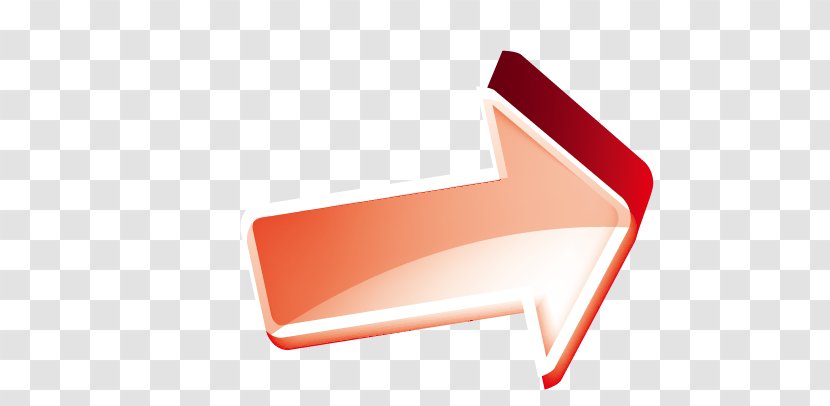 Angle Font - Red - Textured Arrow Transparent PNG