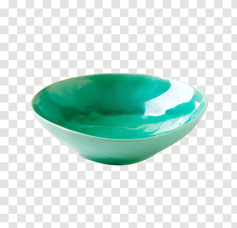 Bowl Ceramic Tableware U51b0u88c2u7d0b - Fork - Ice Cracked Creative Salad Transparent PNG