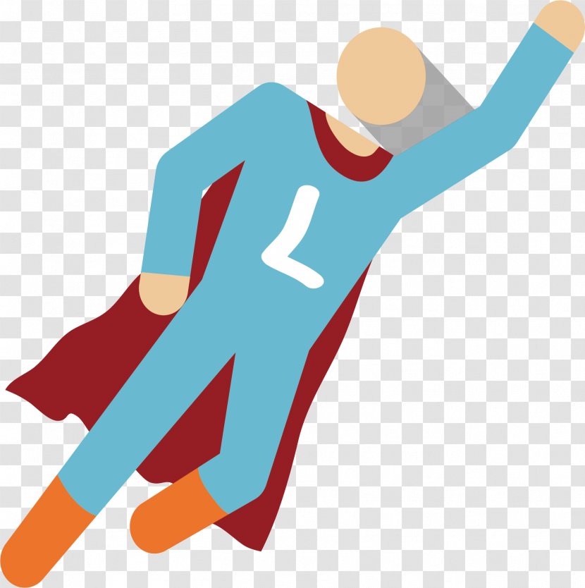 Clark Kent Superhero Illustration - Cloak - Flat Superman Villain Transparent PNG