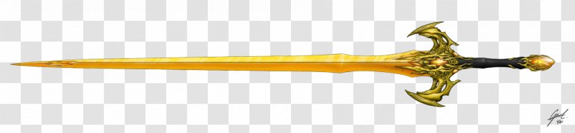 Yellow Ranged Weapon - Swords Transparent PNG