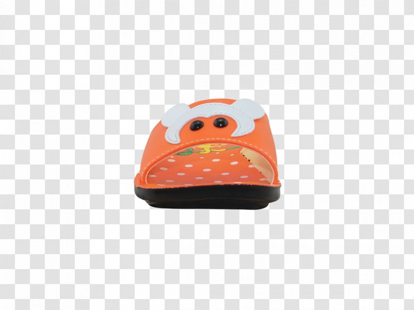 Slipper Shoe - Orange - Họa Tiết Transparent PNG