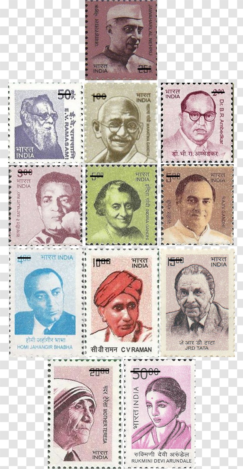 B. R. Ambedkar Cash Postage Stamps Banknote Font - Currency Transparent PNG