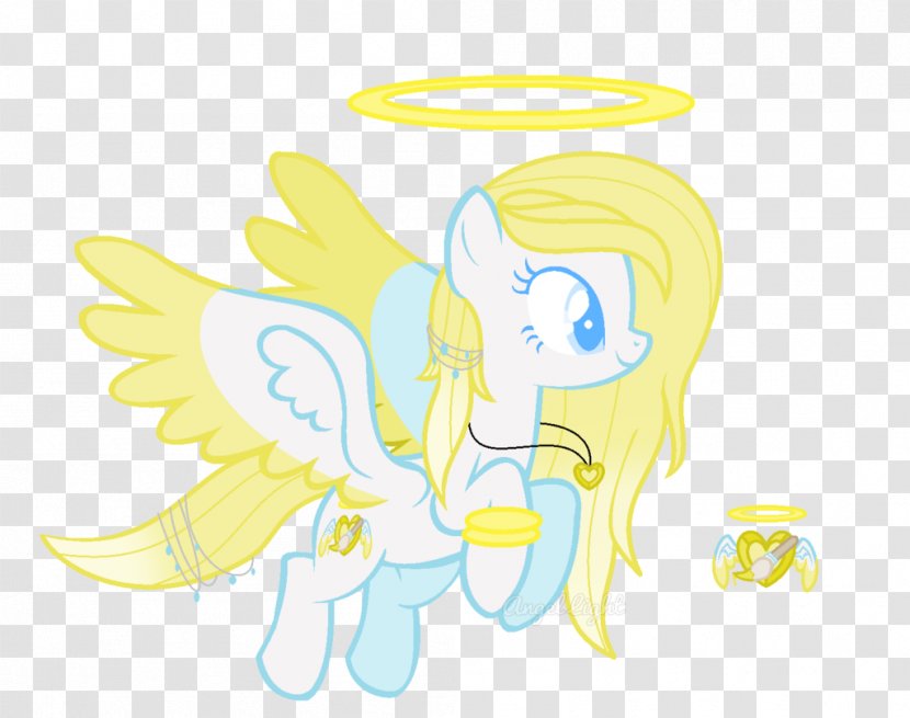 Pollinator Horse Fairy Butterfly - Yellow - Angel Light Transparent PNG