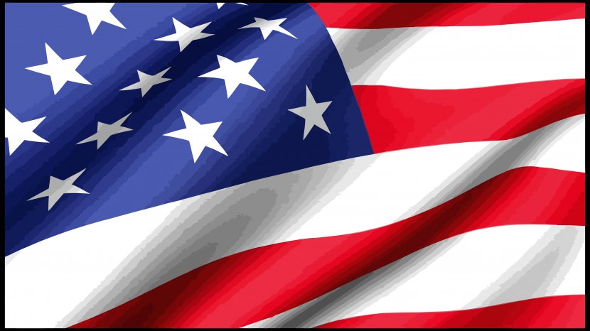 Flag Of The United States Clip Art - USA Transparent PNG