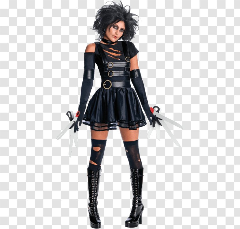 Edward Scissorhands Costume Party Halloween Adult - Silhouette Transparent PNG