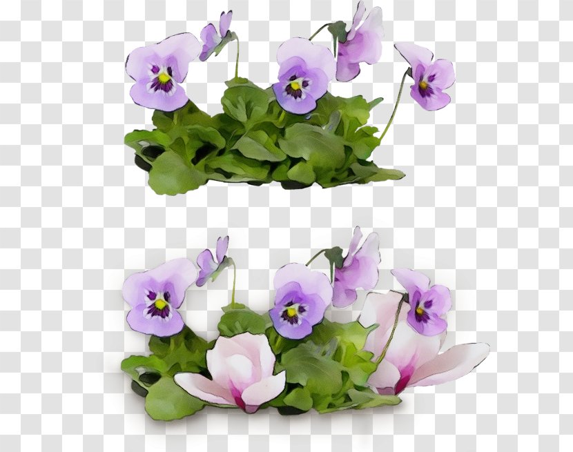 Artificial Flower - Violet Family - Blue Transparent PNG