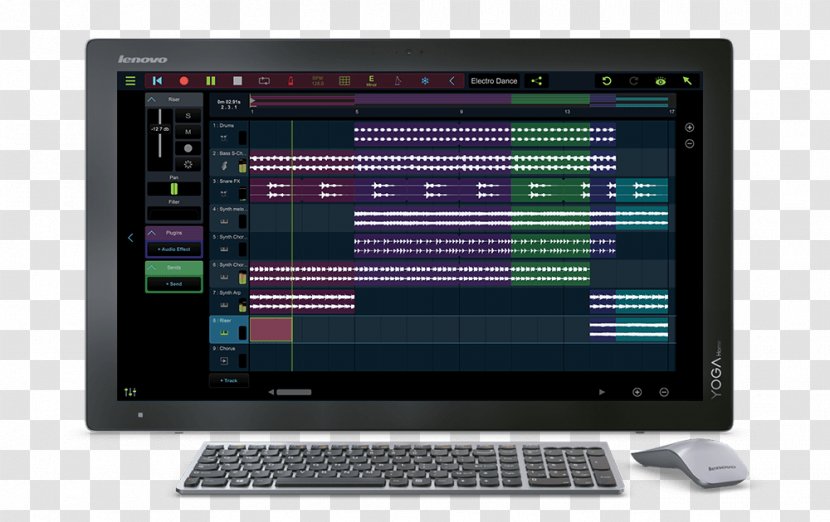 Digital Audio Workstation Laptop Computer Software Sound Recording And Reproduction Editing - Desktop Computers - Stage Light Transparent PNG