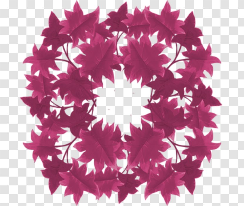 Pink M Symmetry Transparent PNG