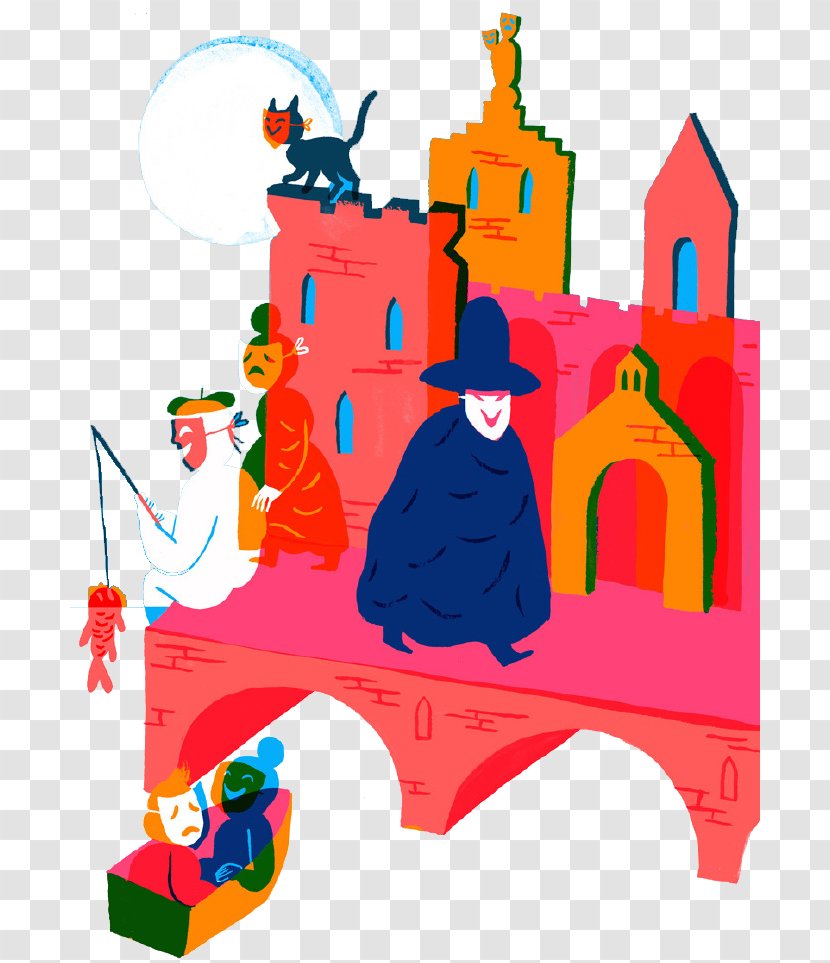 Art Behance Creative Industries Illustration - Cartoon Castle Witch Transparent PNG