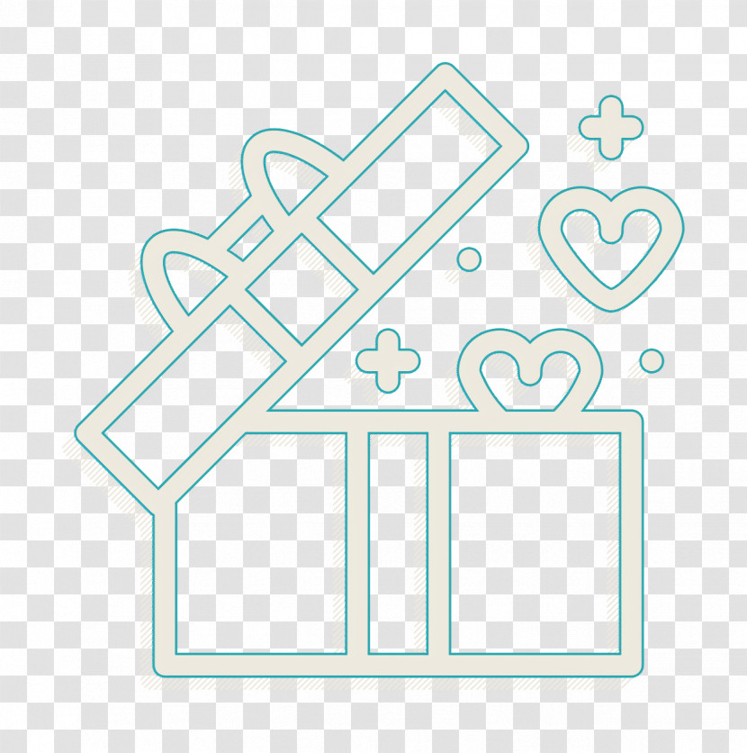 Gift Icon Romance Icon Transparent PNG