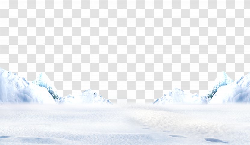 Blue Sky Winter Wallpaper - Arctic - Iceberg Transparent PNG