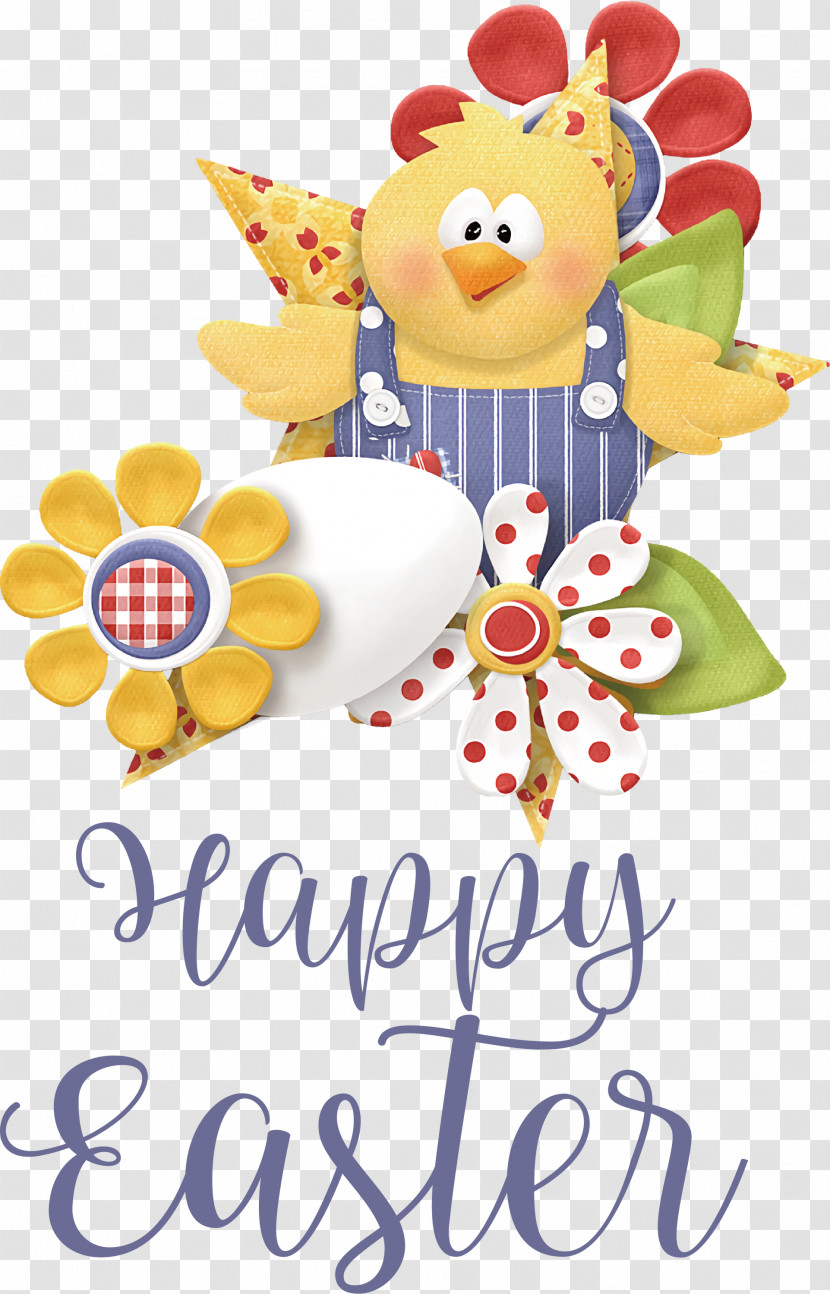 Happy Easter Chicken And Ducklings Transparent PNG