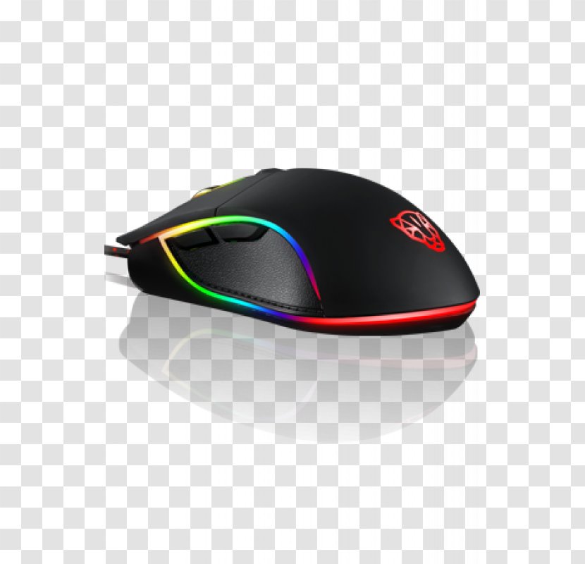 Computer Mouse Black RGB Color Model White Backlight - Wireless Transparent PNG