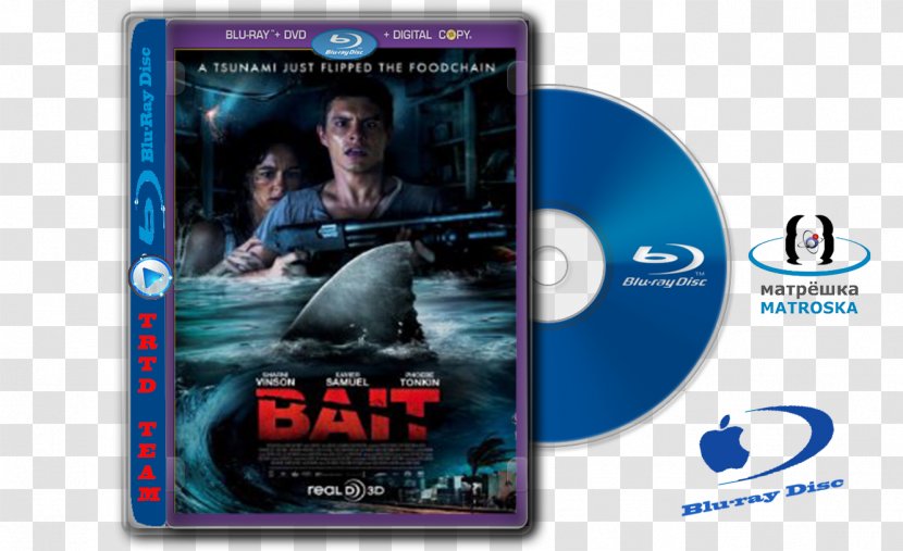 3D Film Director Thriller Bait - Shark Night Transparent PNG